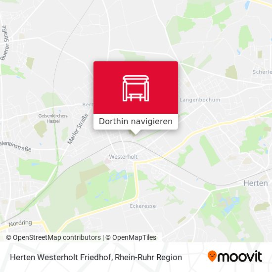 Herten Westerholt Friedhof Karte