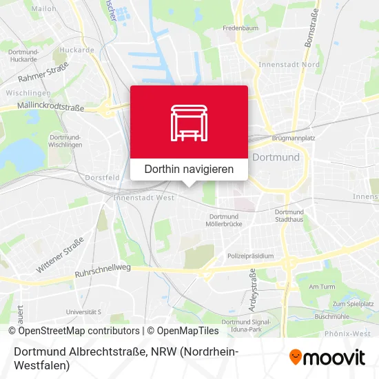 Dortmund Albrechtstraße Karte