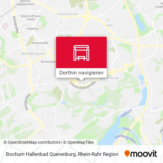 Bochum Hallenbad Querenburg Karte
