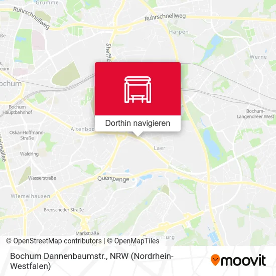Bochum Dannenbaumstr. Karte