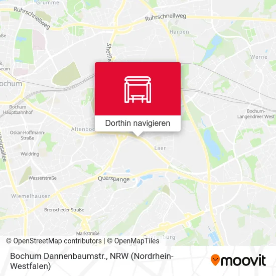 Bochum Dannenbaumstr. Karte