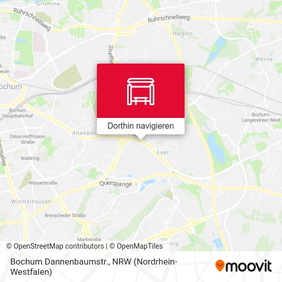 Bochum Dannenbaumstr. Karte