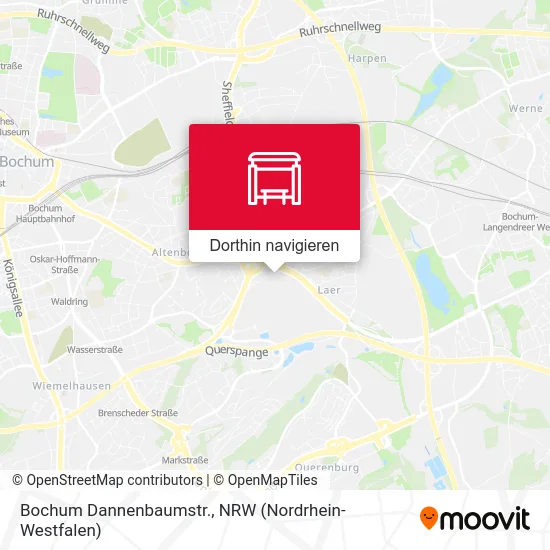 Bochum Dannenbaumstr. Karte