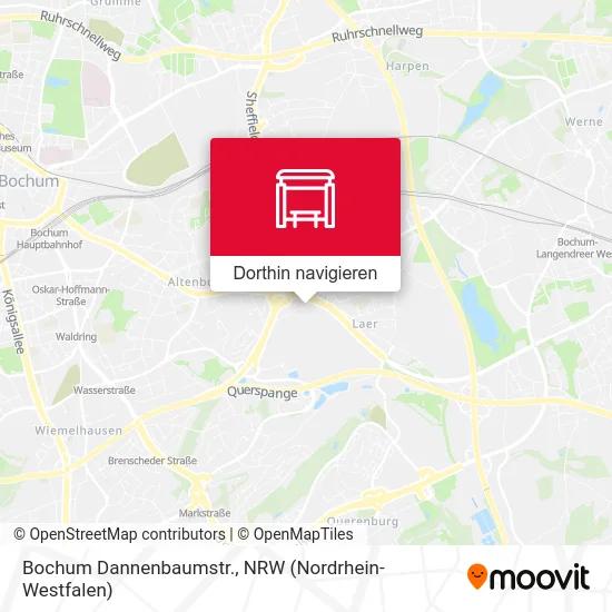 Bochum Dannenbaumstr. Karte