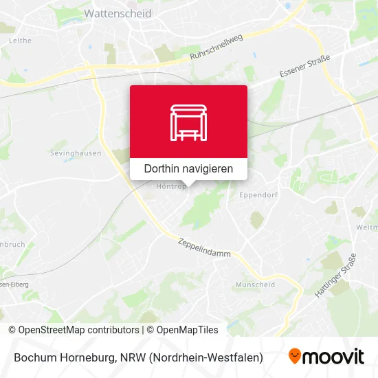 Bochum Horneburg Karte