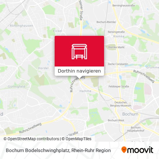 Bochum Bodelschwinghplatz Karte