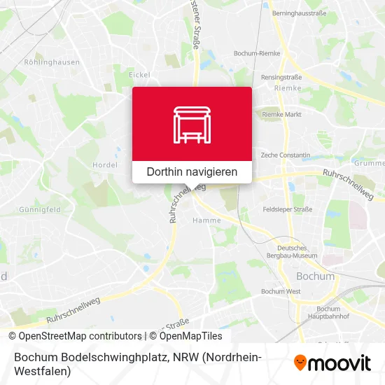 Bochum Bodelschwinghplatz Karte