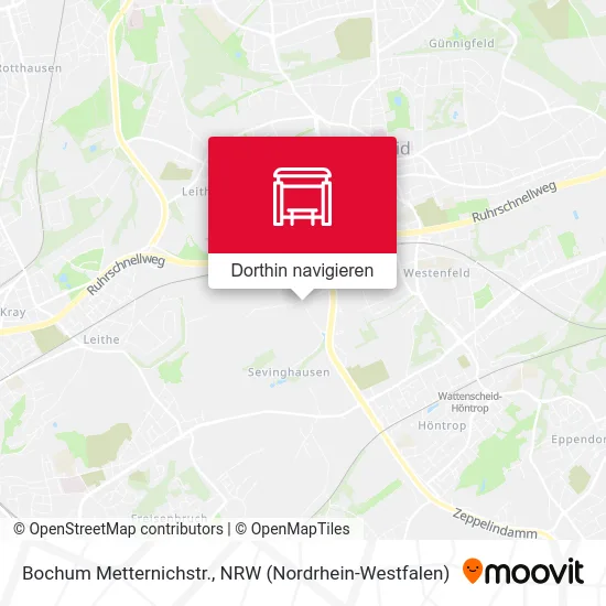 Bochum Metternichstr. Karte