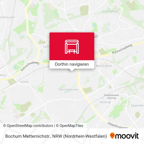 Bochum Metternichstr. Karte