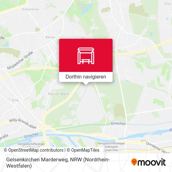 Gelsenkirchen Marderweg Karte