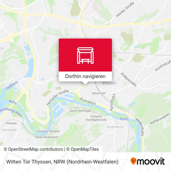 Witten Tor Thyssen Karte