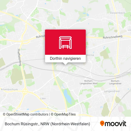 Bochum Rüsingstr. Karte