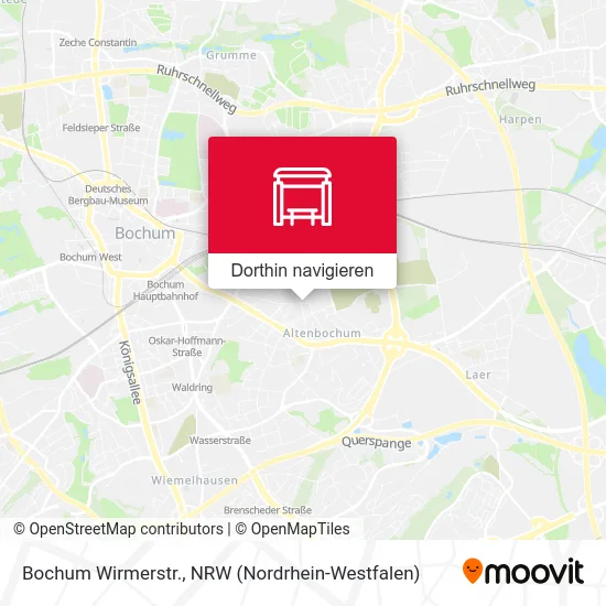 Bochum Wirmerstr. Karte