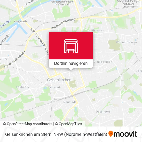 Gelsenkirchen am Stern Karte