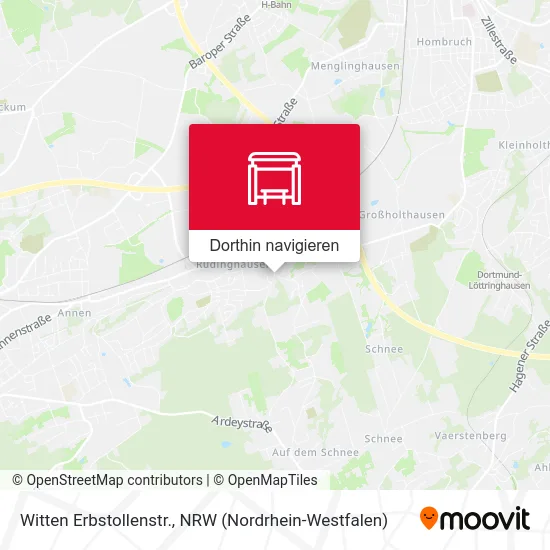 Witten Erbstollenstr. Karte