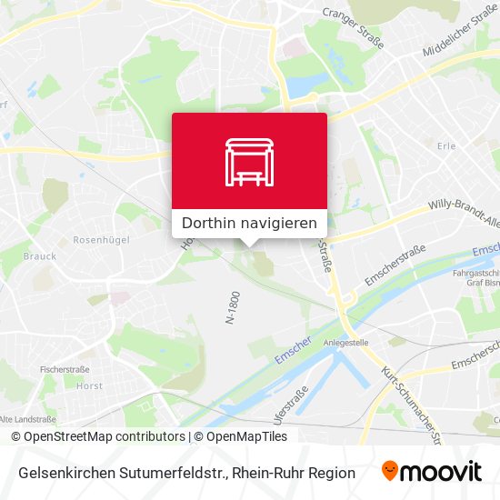 Gelsenkirchen Sutumerfeldstr. Karte