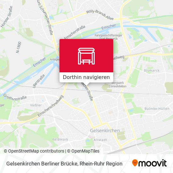 Gelsenkirchen Berliner Brücke Karte