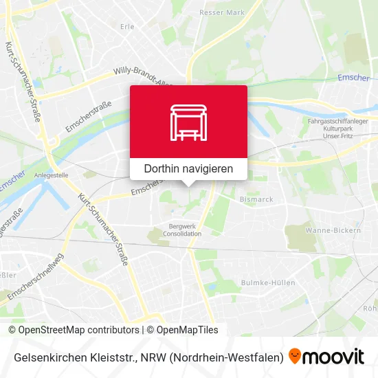 Gelsenkirchen Kleiststr. Karte