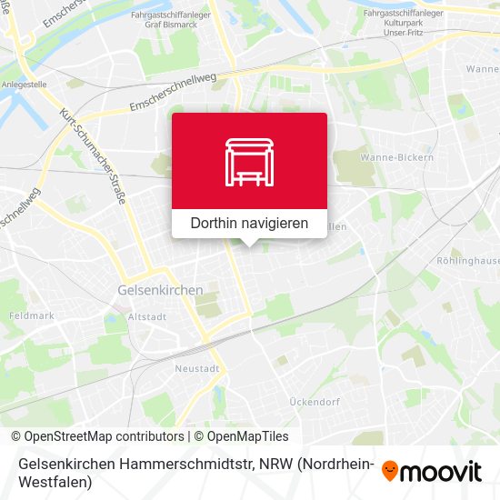Gelsenkirchen Hammerschmidtstr Karte