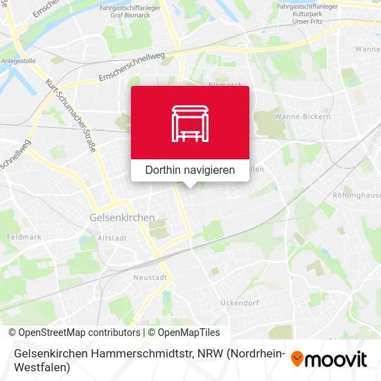 Gelsenkirchen Hammerschmidtstr Karte