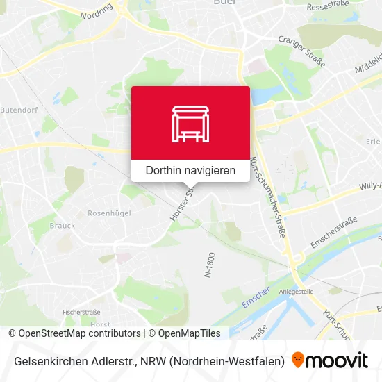 Gelsenkirchen Adlerstr. Karte