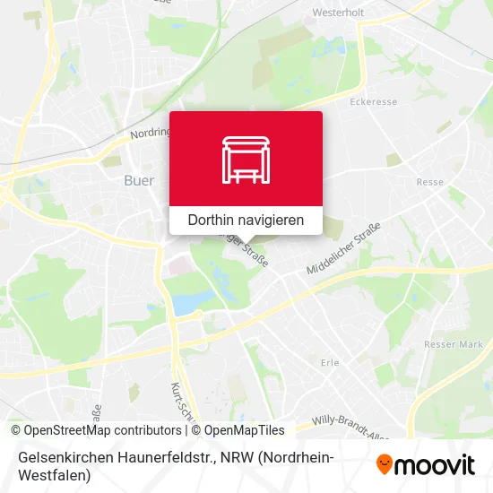 Gelsenkirchen Haunerfeldstr. Karte