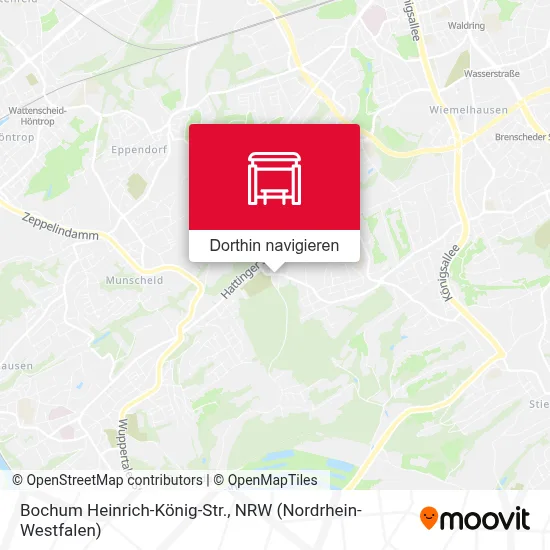 Bochum Heinrich-König-Str. Karte