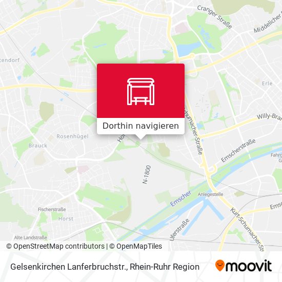 Gelsenkirchen Lanferbruchstr. Karte