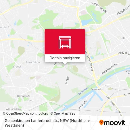 Gelsenkirchen Lanferbruchstr. Karte