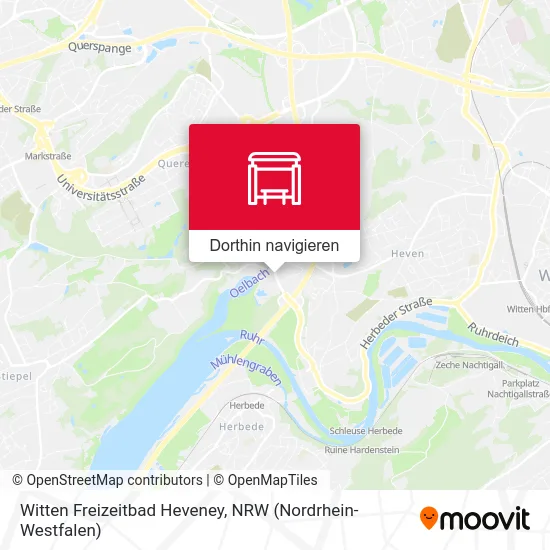 Witten Freizeitbad Heveney Karte