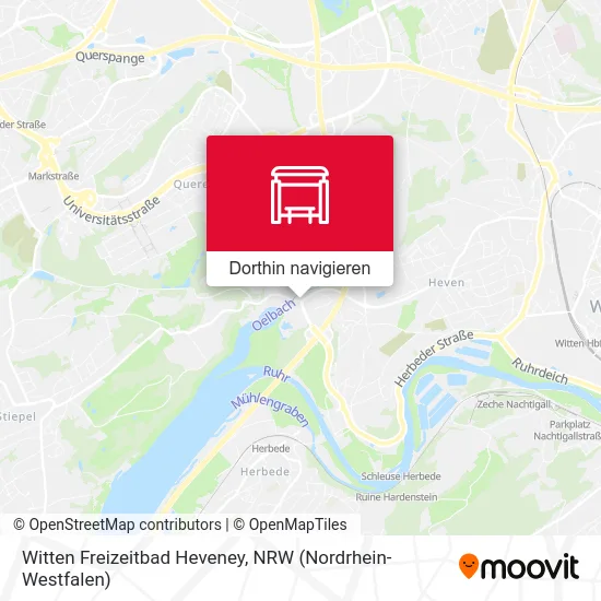 Witten Freizeitbad Heveney Karte