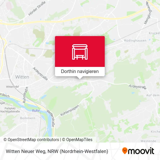 Witten Neuer Weg Karte