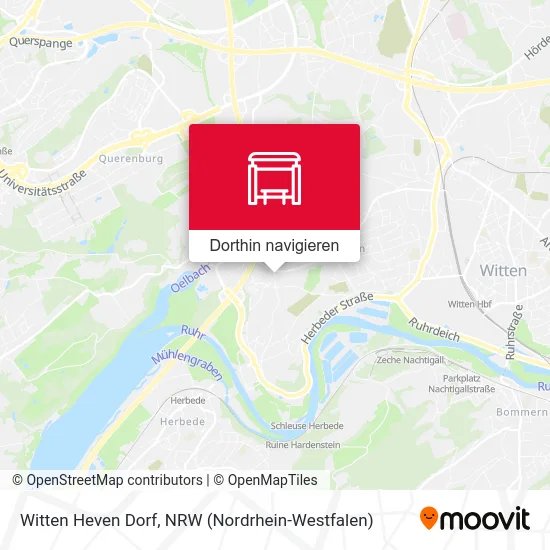 Witten Heven Dorf Karte