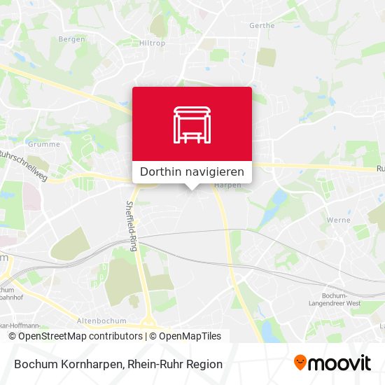 Bochum Kornharpen Karte