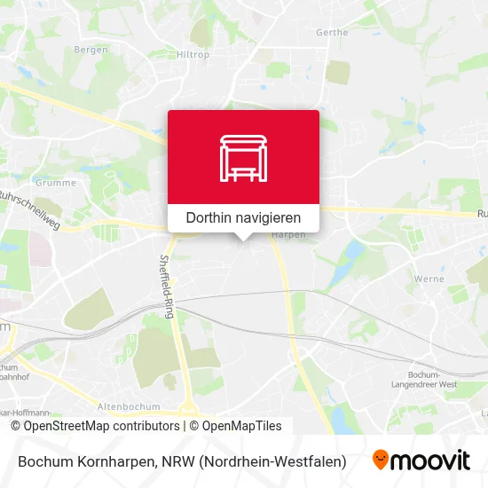 Bochum Kornharpen Karte