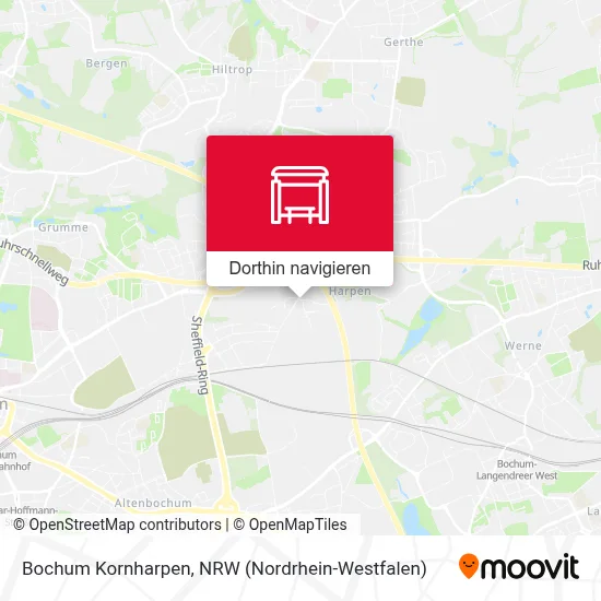 Bochum Kornharpen Karte