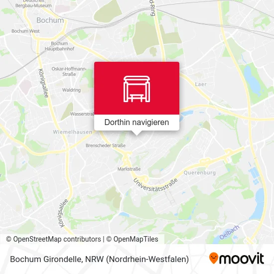 Bochum Girondelle Karte