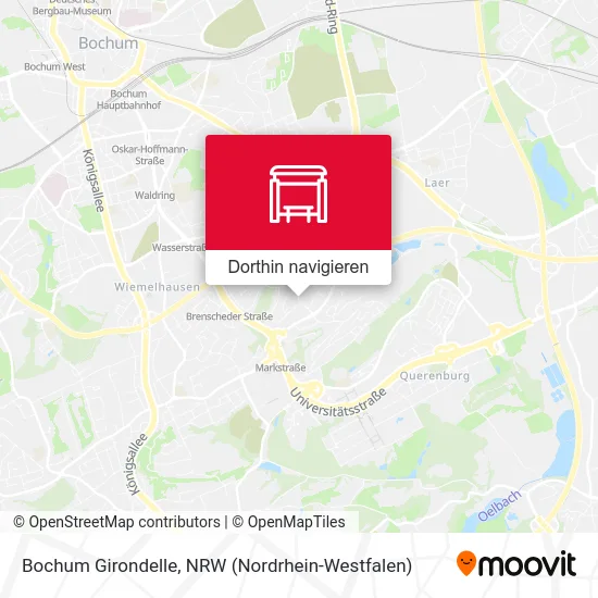 Bochum Girondelle Karte