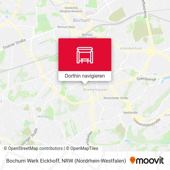 Bochum Werk Eickhoff Karte