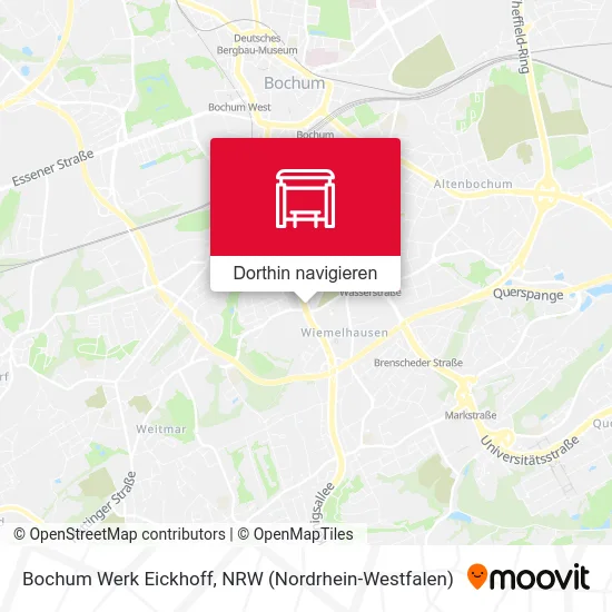 Bochum Werk Eickhoff Karte