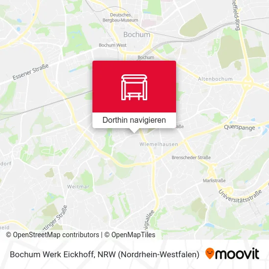 Bochum Werk Eickhoff Karte