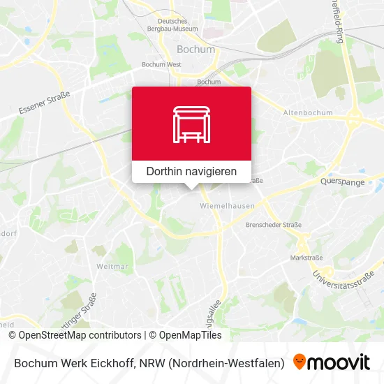 Bochum Werk Eickhoff Karte