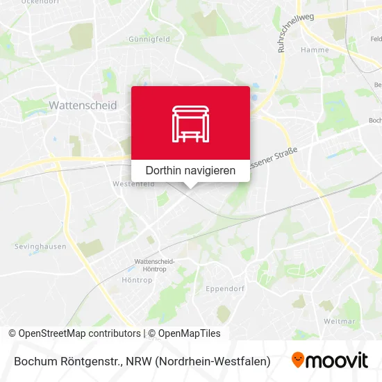 Bochum Röntgenstr. Karte