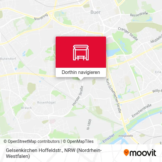 Gelsenkirchen Hoffeldstr. Karte