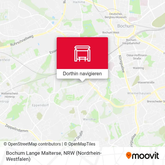 Bochum Lange Malterse Karte