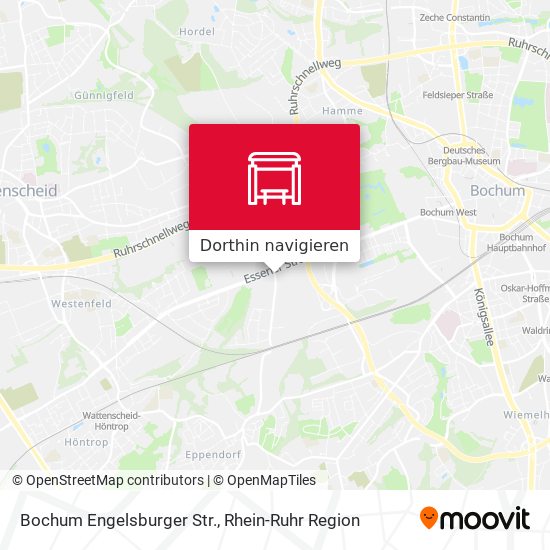 Bochum Engelsburger Str. Karte