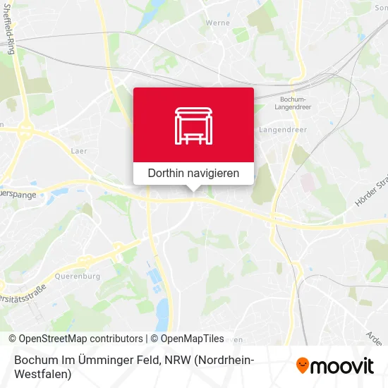 Bochum Im Ümminger Feld Karte