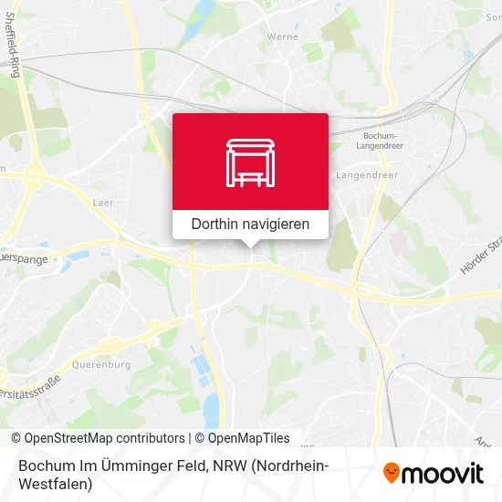 Bochum Im Ümminger Feld Karte