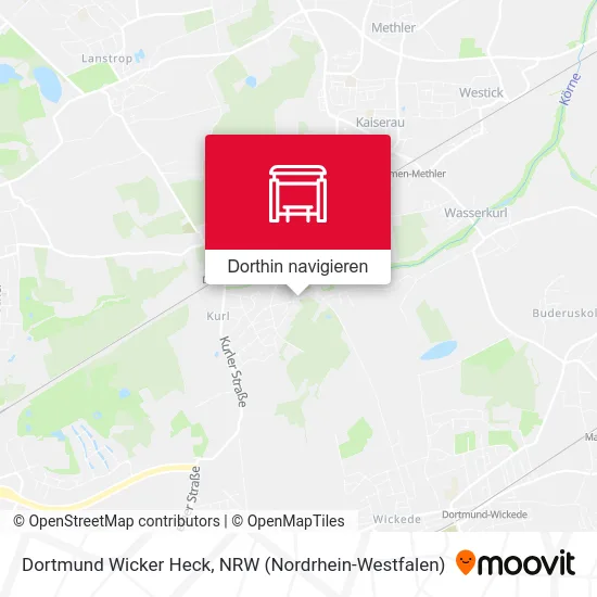 Dortmund Wicker Heck Karte
