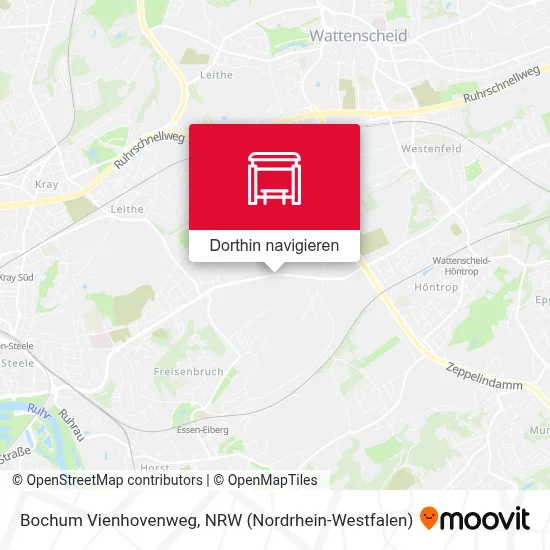 Bochum Vienhovenweg Karte